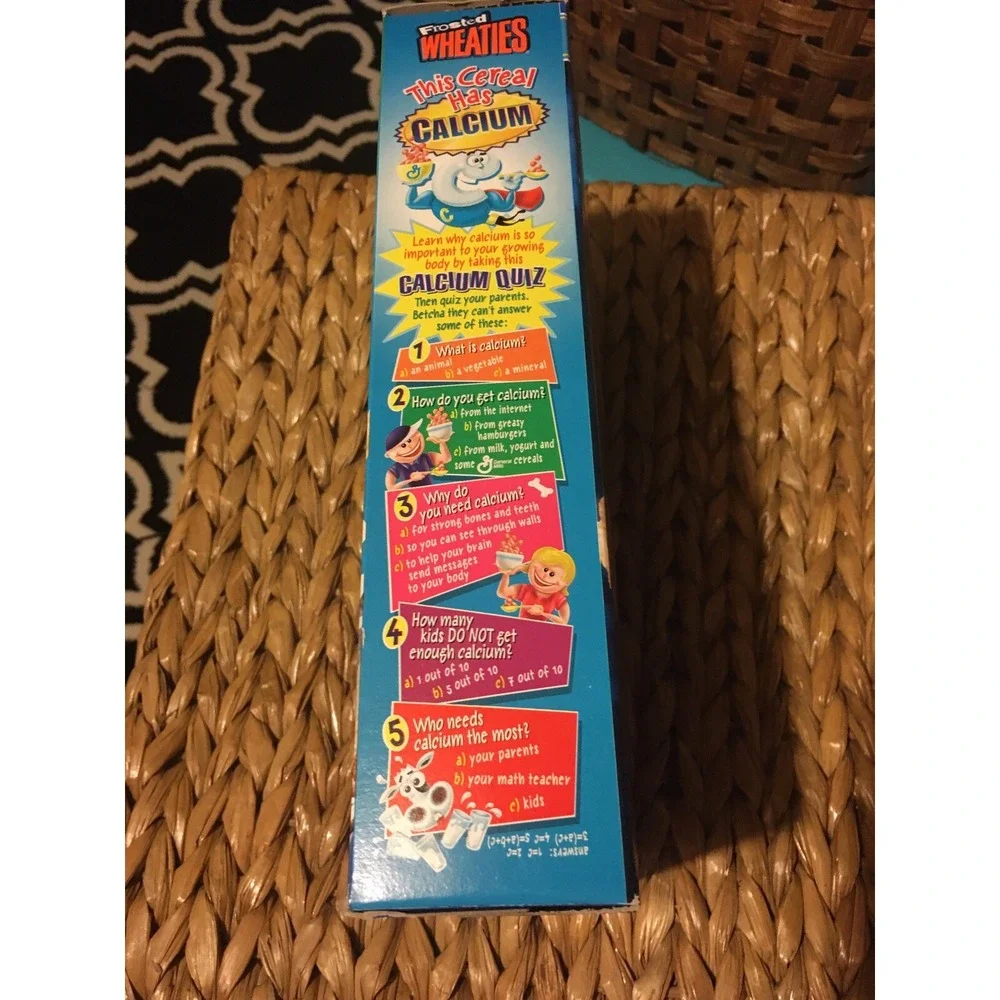 VTG‎ Sealed Ken Griffey Jr. Frosted Wheaties Cereal Box Seattle Mariners 1996